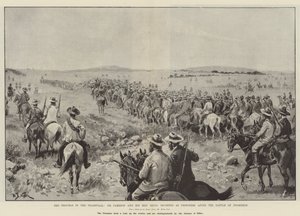 The Trouble in the Transvaal, Dr Jameson and his Men being escorted as Prisoners after the Battle of Doornkop